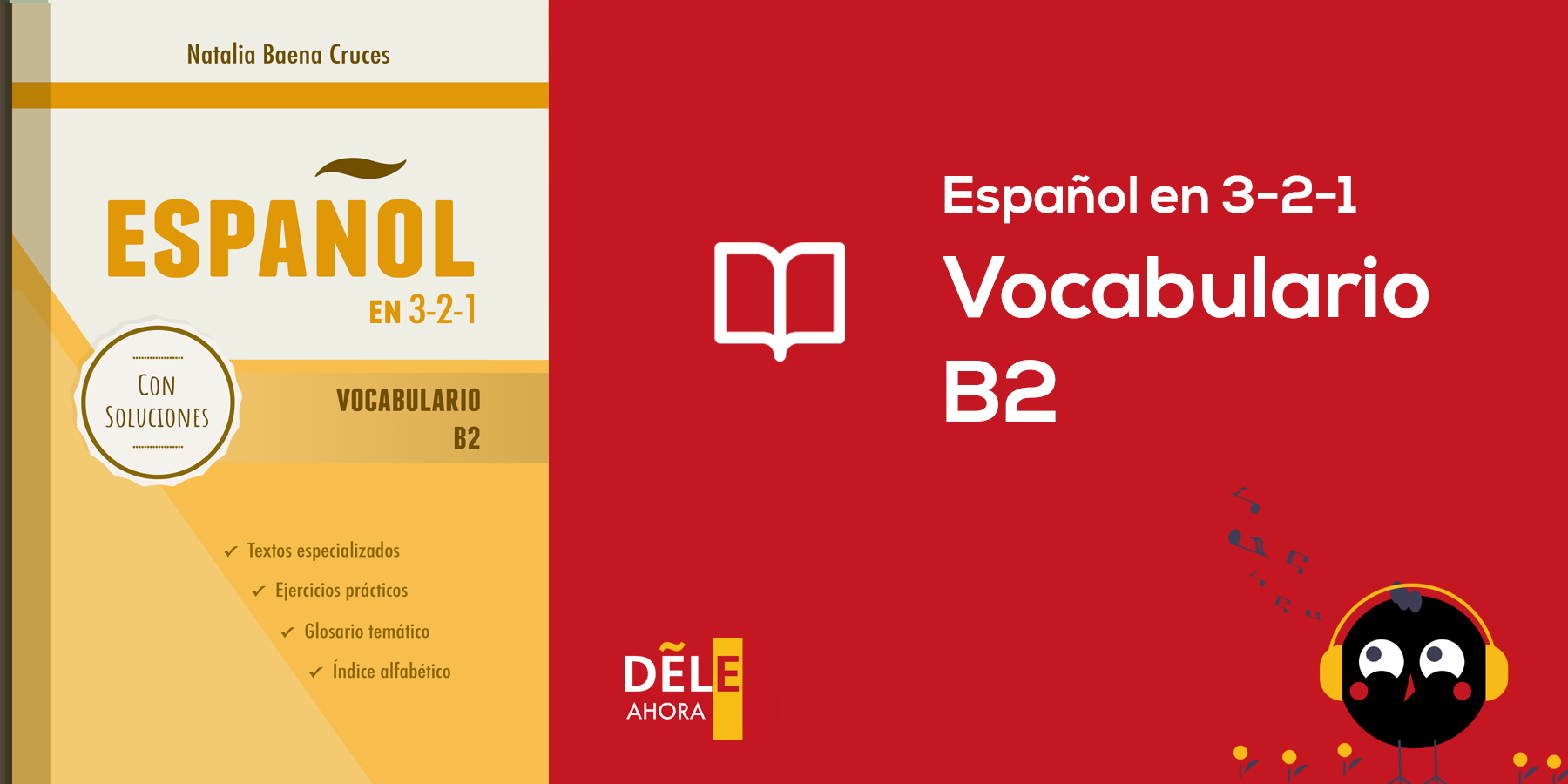 Vocabulario B2 | Español En 3-2-1 | Libros • DELE Ahora